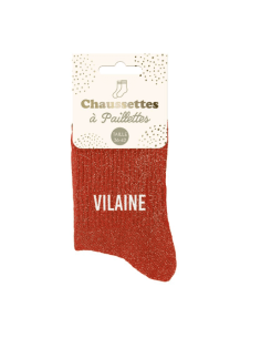 Chaussettes femme à paillettes VILAINE