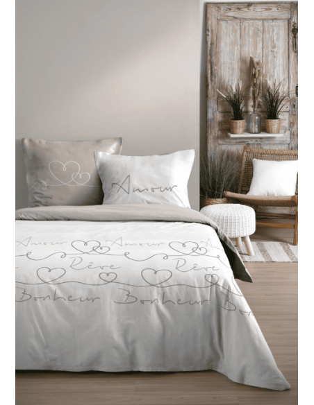 Housse de couette AMOURETTE 240 x 220 cm