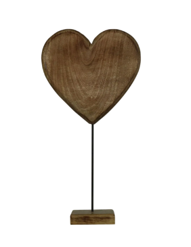 COEUR en bois de Manguier à poser
