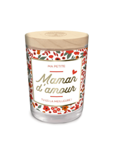 BOUGIE verre "Maman d'amour"