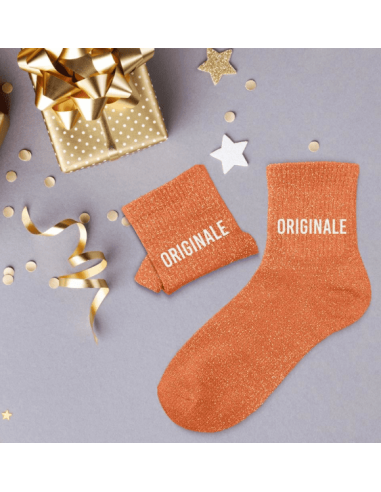 Chaussettes femme à paillettes ORIGINALE