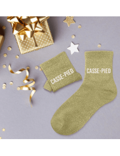 Chaussettes femme à paillettes CASSE-PIED 2