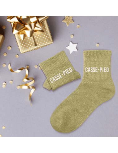 Chaussettes femme à paillettes CASSE-PIED