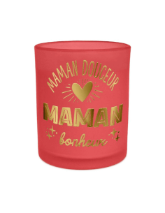 BOUGIE affective rouge maman douceur…bonheur