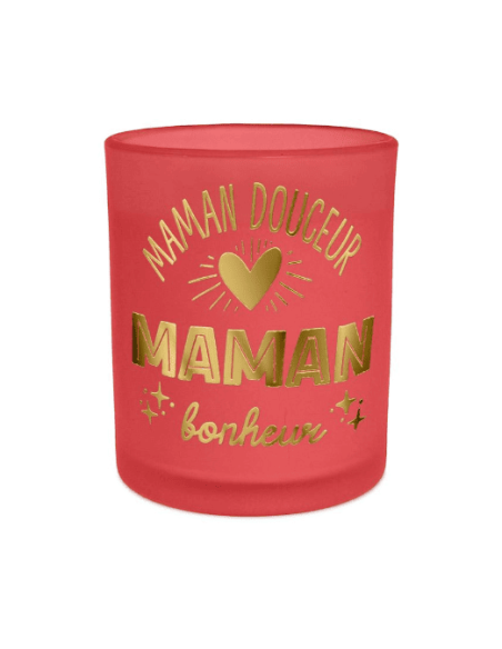 BOUGIE affective rouge maman douceur…bonheur