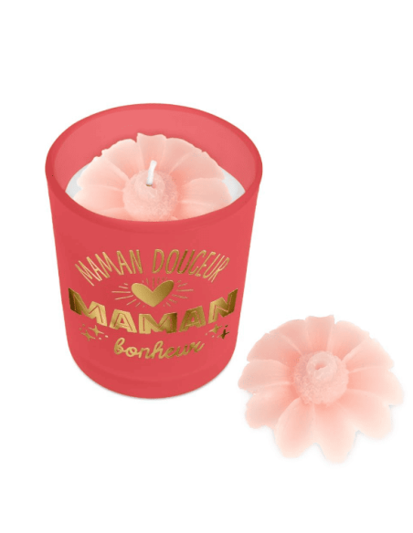 BOUGIE affective rouge maman douceur…bonheur