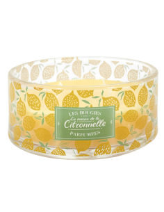 BOUGIE parfumée citronnelle 4 mèches D19cm