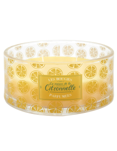 BOUGIE parfumée citronnelle 4 mèches D19cm