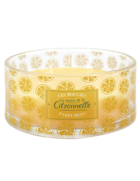 copy of BOUGIE parfumée citronnelle 4 mèches D19cm