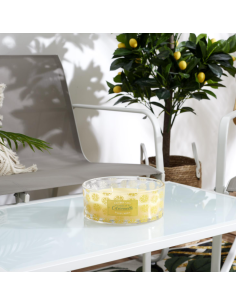 BOUGIE parfumée citronnelle 4 mèches D19cm 2