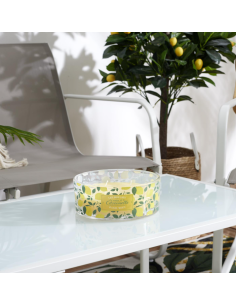BOUGIE parfumée citronnelle 4 mèches D19cm 2