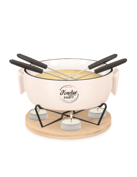 Service à fondue chauffe plat