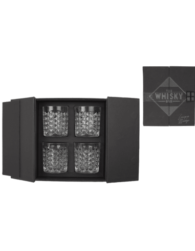 COFFRET de 4 verres à Whisky
