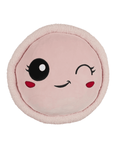 PELUCHE macaron rose Kawaii D36 cm