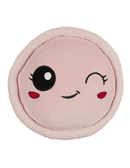 PELUCHE macaron rose Kawaii D36 cm