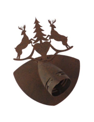 Spot 1 lampe CERF ET COEUR avec interrupteur