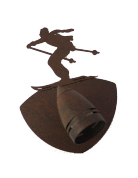 Spot 1 lampe SKIEUR SCHUSS avec interrupteur