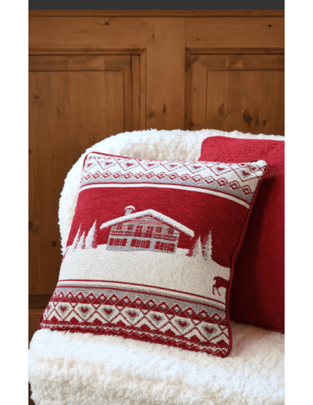 copy of Coussin montagne CHAMBERY GRIS 40 x 40 cm