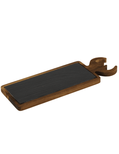 Planche en Acacia avec cornes de CERF