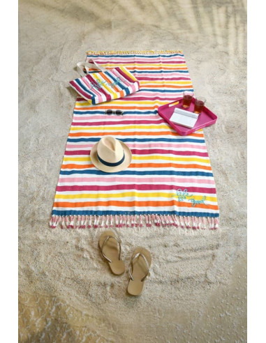 copy of FOUTA Dolcevita de plage Fuchsia 90 x...