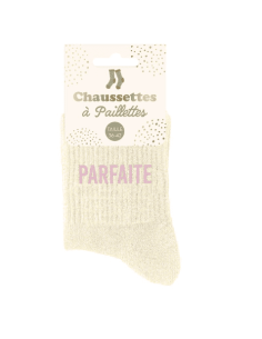 Chaussettes femme à paillettes PARFAITE