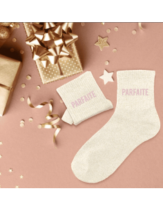 Chaussettes femme à paillettes PARFAITE 2