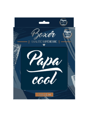 Boxer " Papa cool " Taille M