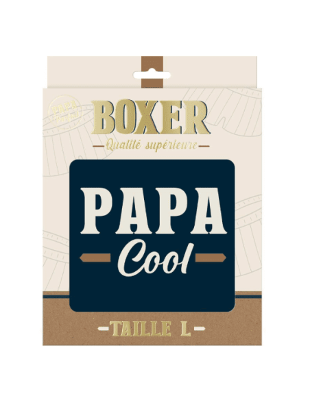 Boxer " Papa cool " Taille L