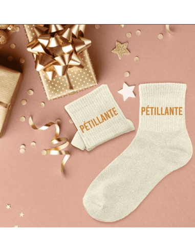 copy of Chaussettes femme à paillettes BICHETTE