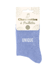 Chaussettes femme à paillettes UNIQUE