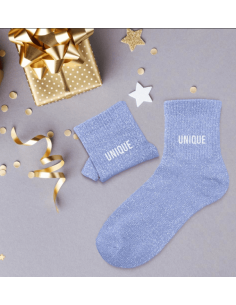 Chaussettes femme à paillettes UNIQUE 2