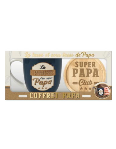 Coffret tasse " La pause de Papa "