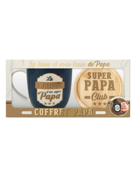 Coffret tasse " La pause de Papa "