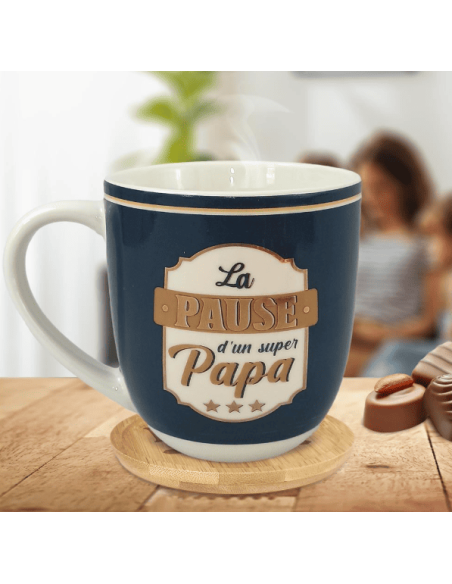 Coffret tasse " La pause de Papa "