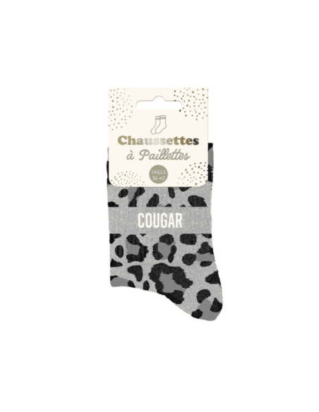Chaussettes paillettes femme COUGAR