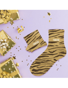 chaussettes paillettes TIGRESSE 2