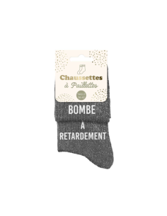 chaussettes paillettes BOMBE A RETARDEMENT
