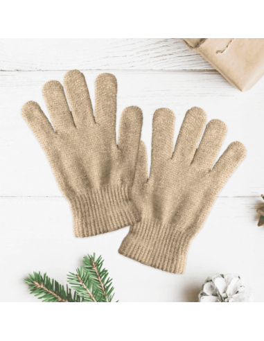 Gants à paillettes BEIGE