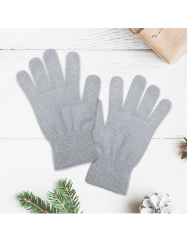 Gants à paillettes GRIS