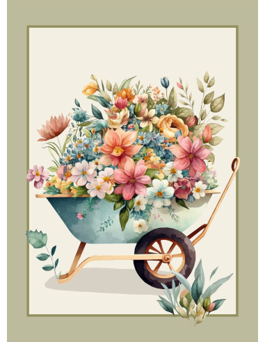 Torchons VERO multicolore lot de 3