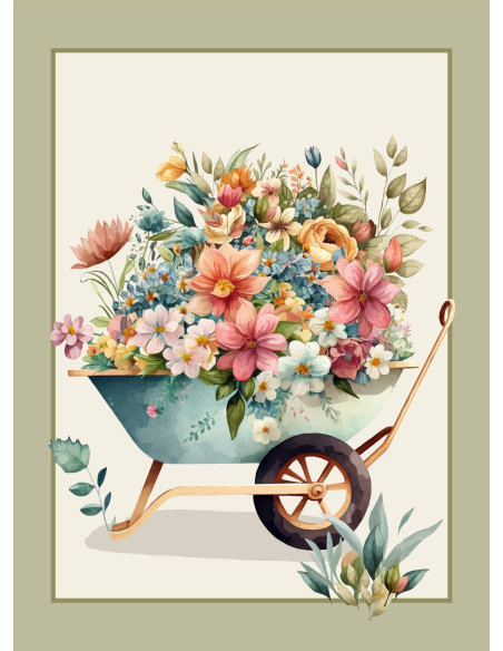 Torchons VERO multicolore lot de 3