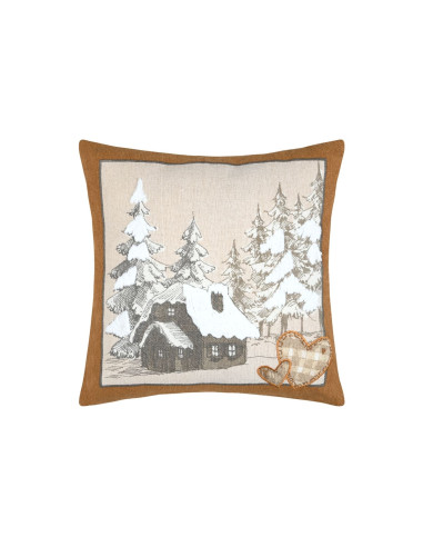 Coussin WILDFOREST naturel 45 x 45 cm