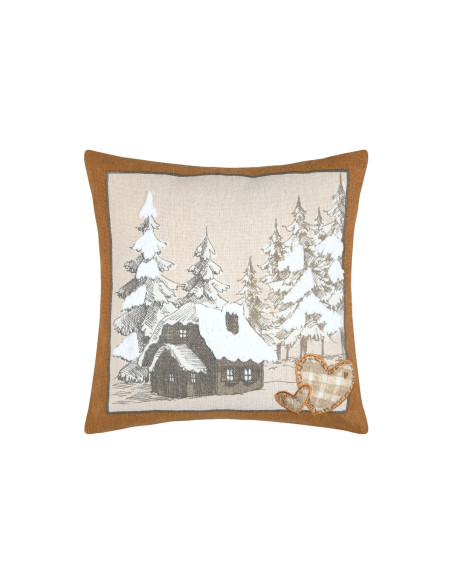 Coussin WILDFOREST naturel 45 x 45 cm