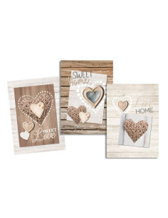 Torchons HEARTLOVE lot de 3