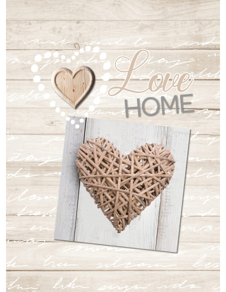 Torchons HEARTLOVE lot de 3