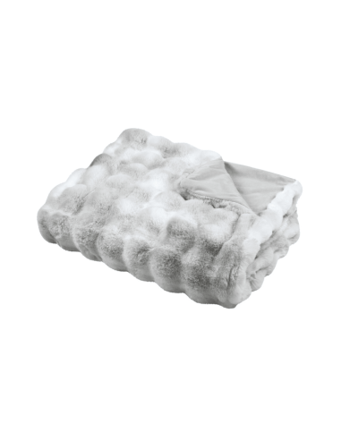 Plaid NEBRASKA perle 130 x 150 cm