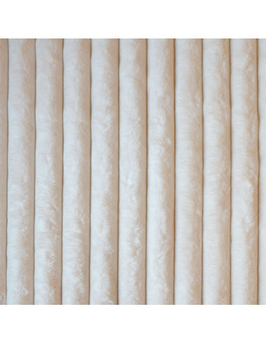 Rideau KALIN fausse fourrure côtelé