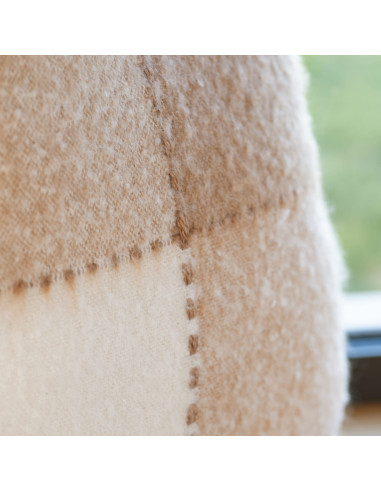 Housse de coussin BEIJA beige 45 x 45 cm