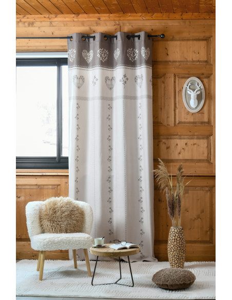 Rideau polaire MODANE naturel 140X 260 CM