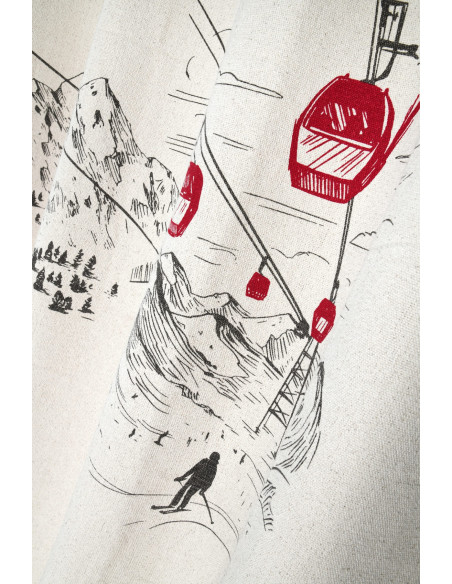 Rideau VILLARD écru 140 x 260 cm